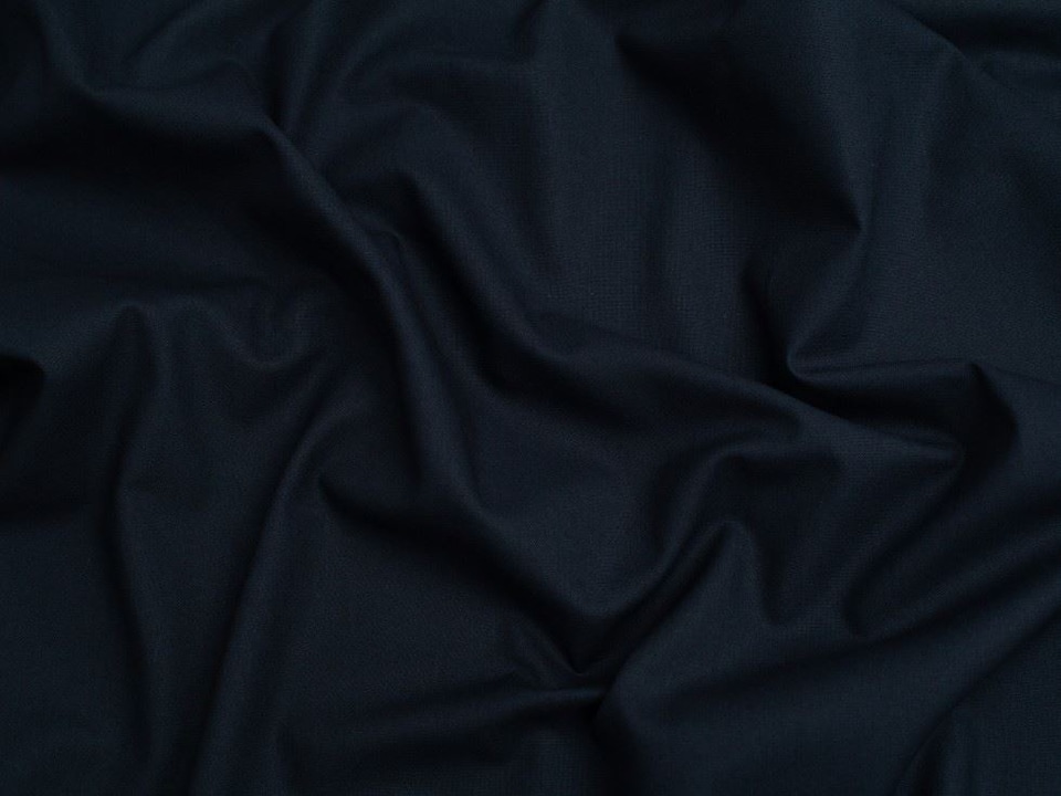 Minerva Core Range Navy 100% Craft Cotton Fabric for Bag Making, Dressmaking, Quilting, 112cm / 44" Wide - per metre