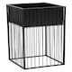 image 2 of Interiors by Premier Versatile Design Floor Standing Planter, Robust Constructed Large Flower Pot For Garden, Easy To Maintain Pot Black