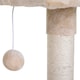 image 7 of PawHut Cat Tree Scratch Post with Bed Hammock Sisal for Indoor Cats