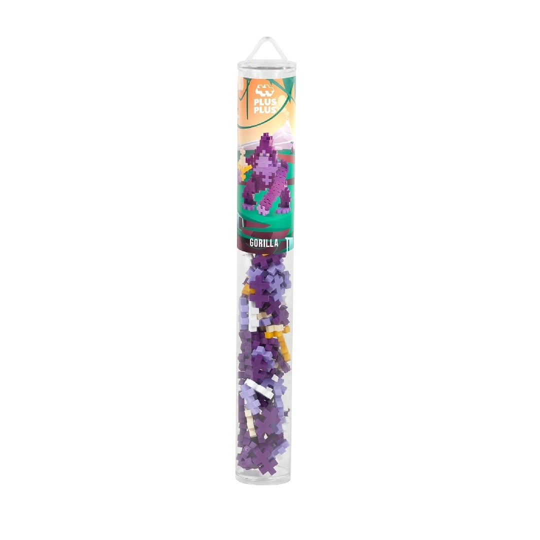 Plus Plus Gorilla Tube Gori 100 Piece Construction Kit