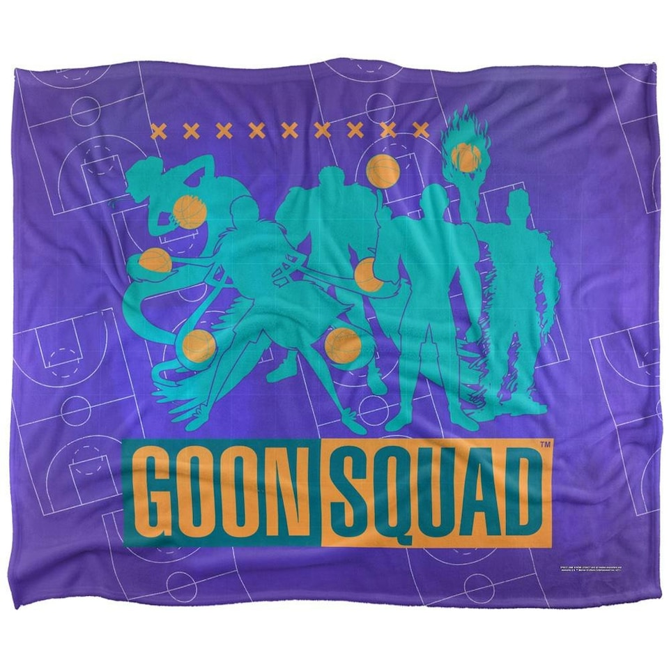 image 1 of Space Jam: A New Legacy Goon Squad Outline Blanket - Multicoloured - One Size