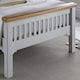 image 4 of 6ft Super King Real oak & Light Grey Solid,strong,wood bed frame.Wooden bedstead