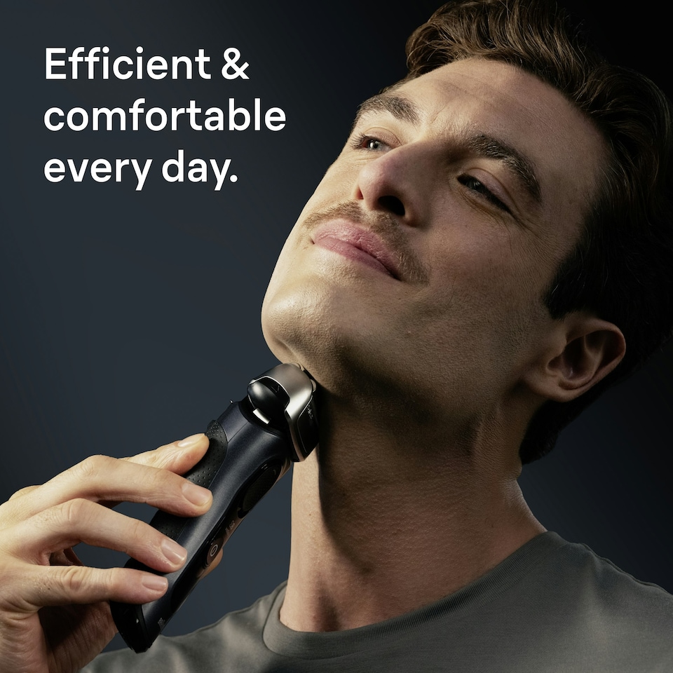 image 1 of Braun Series 8 Electric Shaver, SensoAdapt, SmartCare Center, 8663CC, Grey