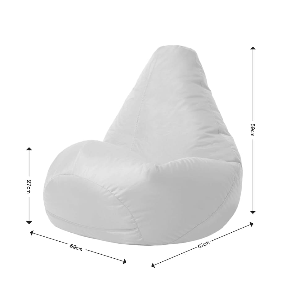 image 1 of Kids Recliner Beanbag Indoor and Outdoor Pink & Red Set of 2 | Red | Multi | M | 1