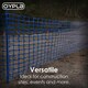 image 6 of Heavy Duty Blue Safety Barrier Mesh Fencing 1mtr x 15mtr | Blue | 1