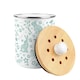 image 5 of Wild Rabbits Food Waste Caddy - Metal 2L Decorative Kitchen Compost Bin