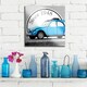 image 3 of Metal Art Ciroen 2CV Brushed Aluminium Print