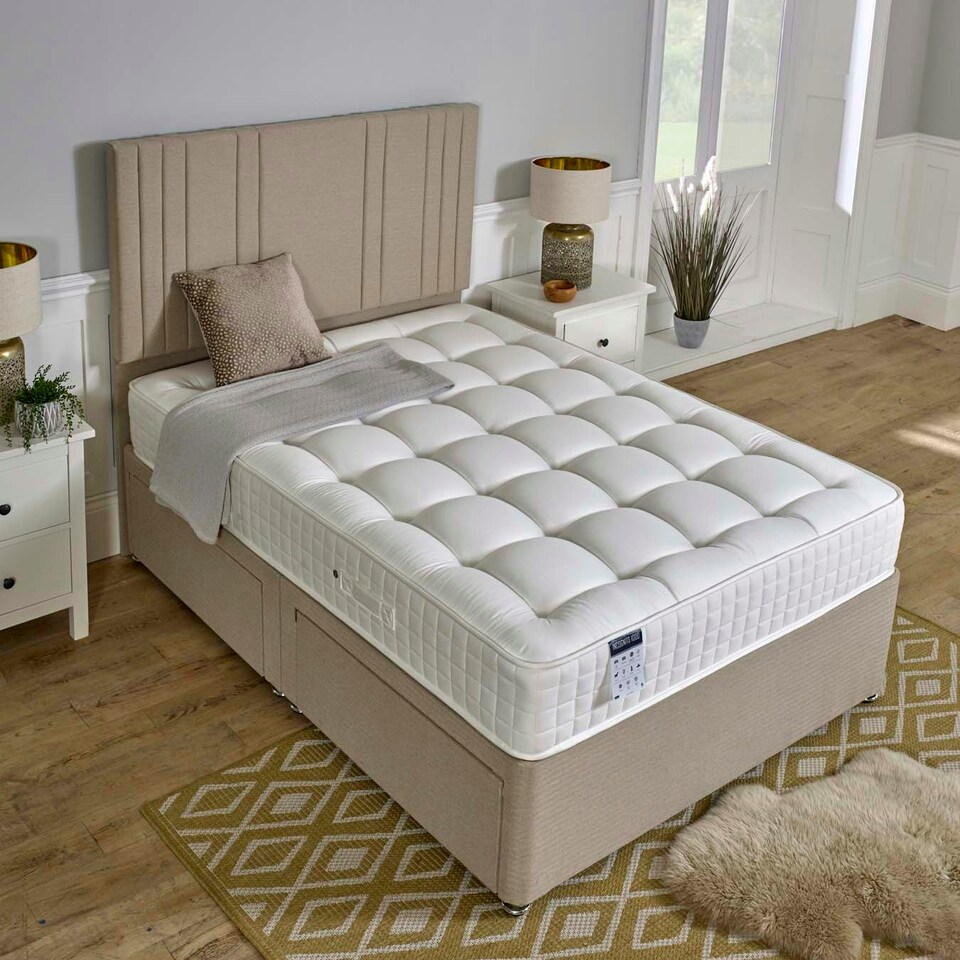 Incognito 1000 Pocket Medium Firm Mattress 23cm Super King White | Super King
