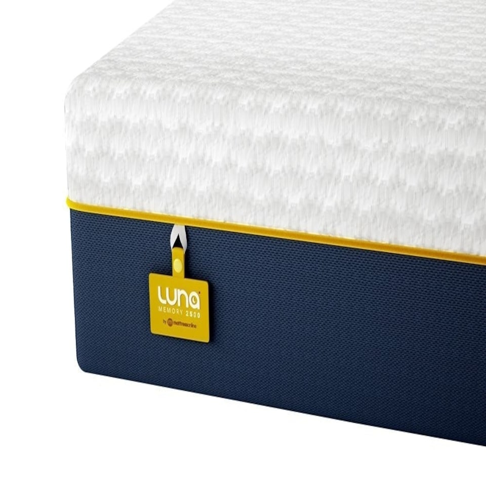 image 1 of Luna Memory 2500 Pocket Hybrid Mattress White | Small Double