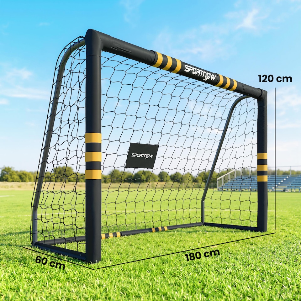 image 1 of SPORTNOW Football Goal, 6 x 4ft Portable Football Net with EPE Foam Padding