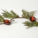 image 4 of Homescapes Festive Christmas Garland with Artificial Pine and Robins Nests 5ft