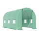 image 1 of Outsunny Polytunnel Walk In Green House w/ PE Cover, 4.5 x 2 x 2m
