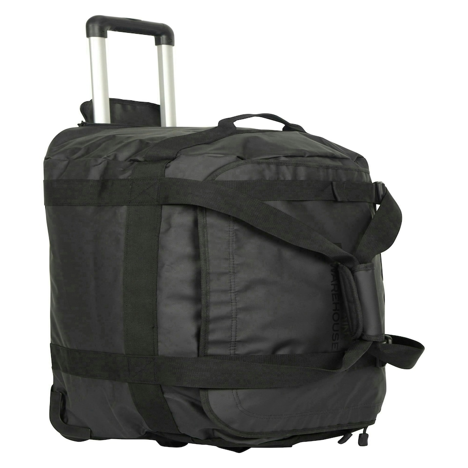 image 1 of Mountain Warehouse Cargo Wheelie Bag Grab Handles Inner Pocket Luggage Carrier Black