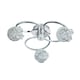 image 5 of Talia 3 Light Semi flush Chrome, Crystal (K5) Glass, G9