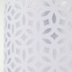 image 4 of First Choice Lighting Set of 2 Chrome Touch Operated Table Lamps with White Cut Out Shades Chrome | White