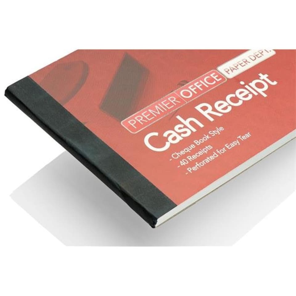 image 1 of 3" x 8" Cash Receipt Book by Premier Office