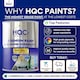 image 5 of HQC Exterior Wall Insulating Paint - Weatherproof, Heat Reflecting & Energy Saving - Dove Grey - 20L