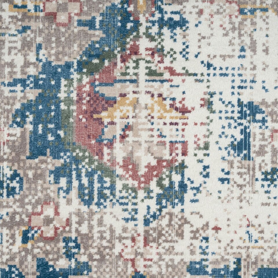 image 1 of KUKOON Washable & Non Slip Distressed Vintage Area Rug 80cm x 150cm