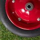 image 3 of Replacement 13" x 3" Puncture Proof / Solid Wheelbarrow Wheel With Axle