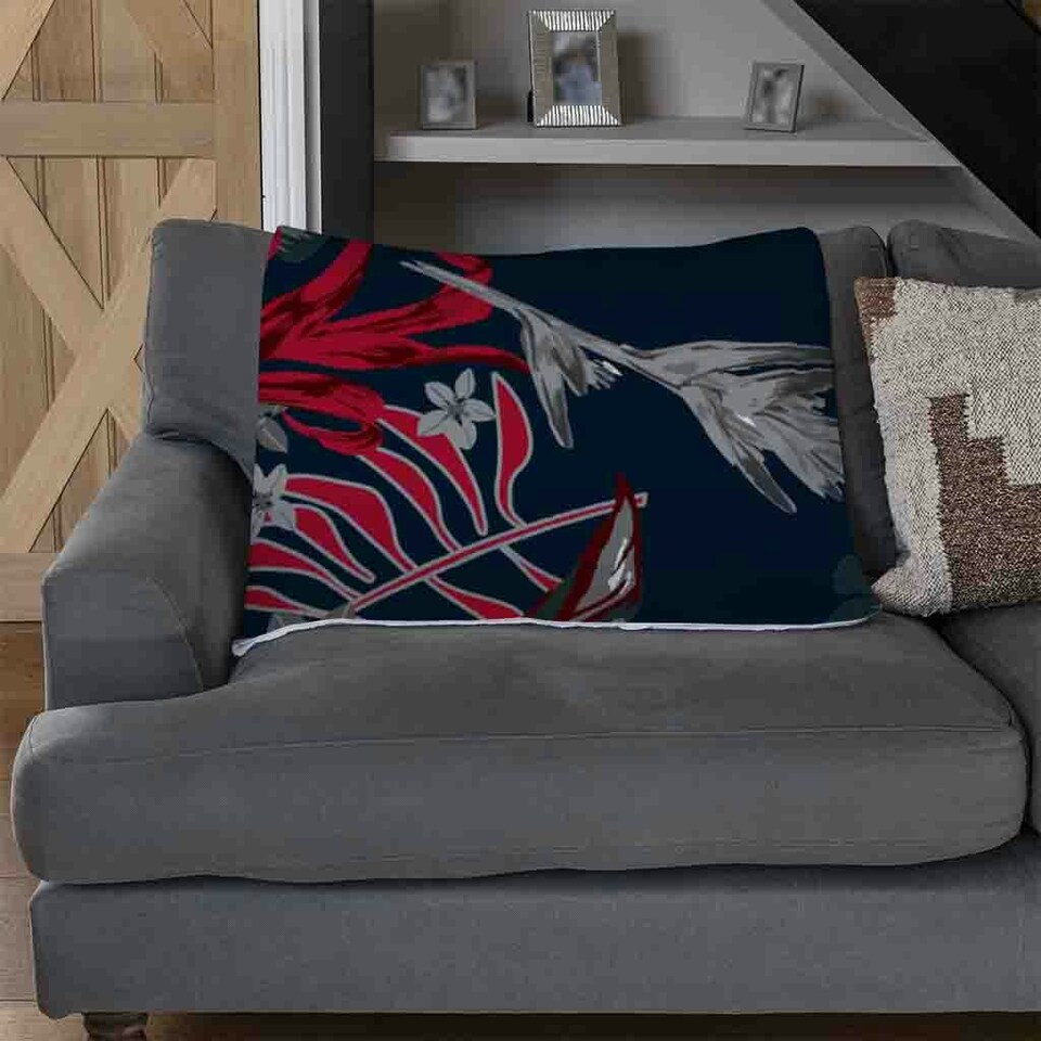 image 1 of Leaves of Tropical Plants (Blanket)