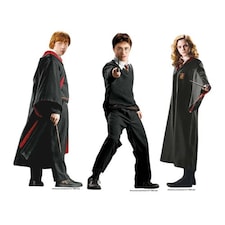 Harry Potter| Hermione Granger & Ron Weasley Table Top Cardboard Cutouts - Pack of 3