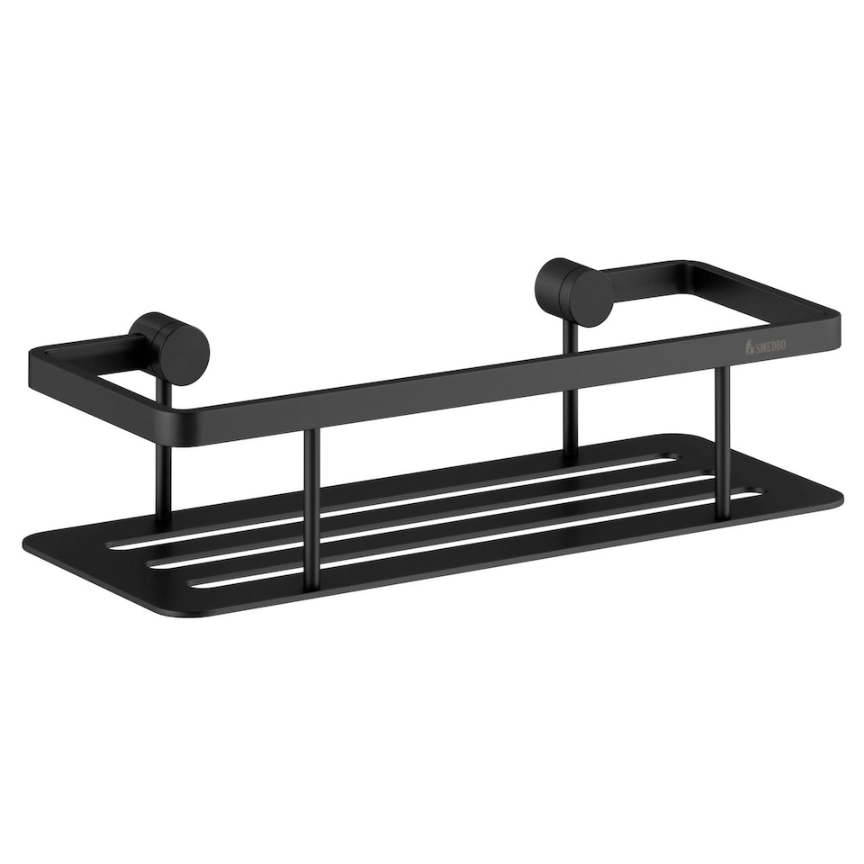 image 1 of Smedbo Matt Black Shower Basket