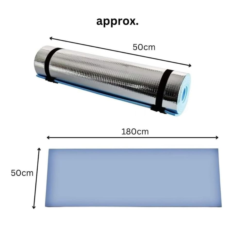 image 1 of Marco Paul 180cm x 50cm Insulated Camping Mat
