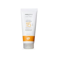 Green People Edelweiss Sun Cream with Tan Accelerator - SPF15 - Natural Sunscreen Suitable for Sensitive Skin - Reef Safe & Cruelty Free, 200ml