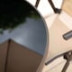 image 2 of 4 Seater Dining Set Garden Furniture With Parasol Reclining Chairs Glass Table In Mocha