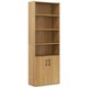 image 4 of COSTWAY 178 CM Bookcase 6-tier Modern Style Storage Natural Yellow