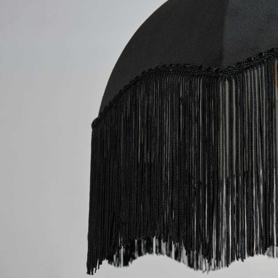 image 1 of BHS Fran Jacquard Easy Fit Light Shade, Black | Black | Black | 1