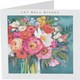 image 1 of Floral Painted Design Get Well Soon Blank Card