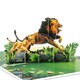 image 5 of Lion Legacy 3D Father & Son 3D Pop Up Father's Day Card