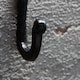 image 6 of Hammer & Tongs Twisted Nail Hook - W5mm x H40mm - Black