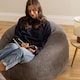 image 6 of Kingston Beanbag Corduroy Charcoal | Grey | Chacroal | XL | 1