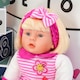 image 3 of BiBi Doll 24" Chubby Baby Doll Girl with Hair & Sounds