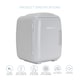 image 2 of MONCOOK Mini Fridge For Bedrooms - Small, Portable & Quiet Mini Fridges For Skincare, Medicine, Food & Drinks - Cooling & Warming Function - 9L - Grey Mono