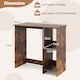 image 2 of COSTWAY 6-Tier Freestanding Bookcase Modern Bookshelf with Display Rack