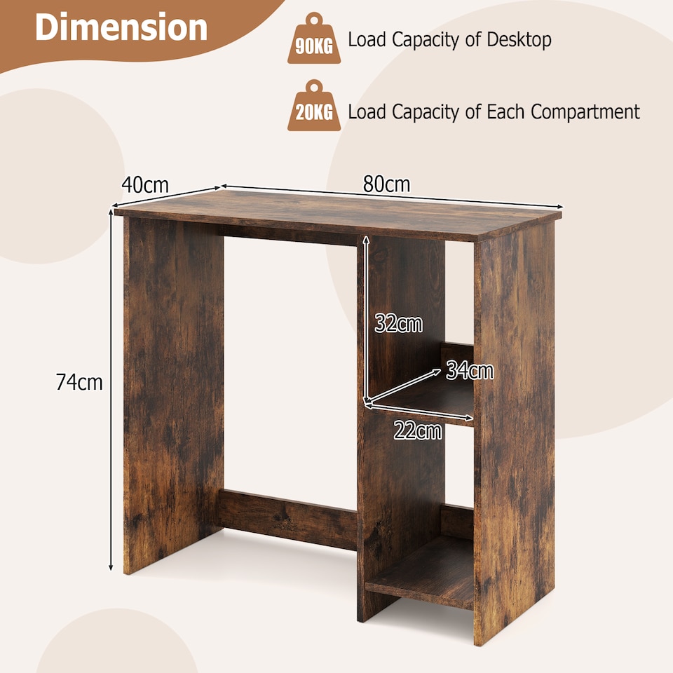 image 1 of COSTWAY 6-Tier Freestanding Bookcase Modern Bookshelf with Display Rack