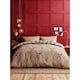 image 2 of Catherine Lansfield Stag Duvet Cover Set - Beige/Cream/Red - Double | Brown | Double