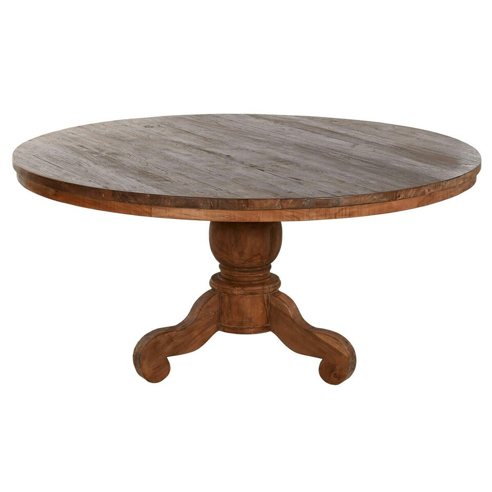 image 1 of Dining Table Home ESPRIT Natural Teak 160 X 160 X 78 cm N/A