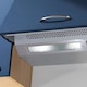 image 2 of Cookology 60cm Grey Integrated Cooker Hood - Built-In Extractor Fan
