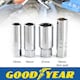 image 10 of Goodyear 4pc Spark Plug Socket Set With Rubber Plug Retention External Hex