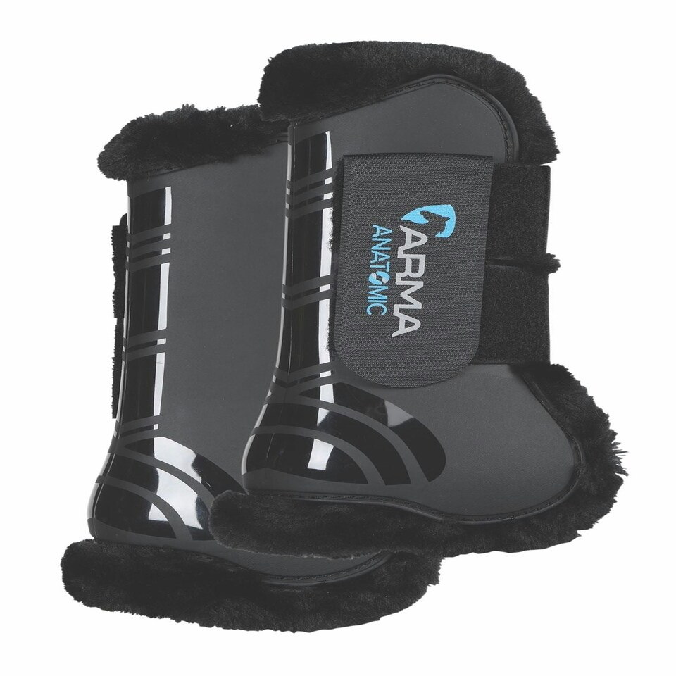 Shires Arma Supafleece Tendon Boots Black | Size: Cob
Colour: Black