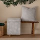 image 6 of Furn Snowflakes Soft Flannel Fleece Throw