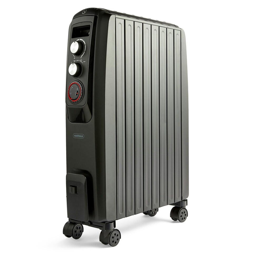 image 1 of VonHaus Oil Filled Radiator Portable Electric Heater