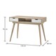 image 5 of Alford 2 Drawer Desk White Finish