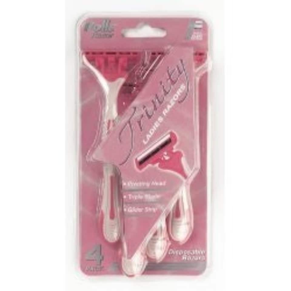 image 1 of Pack of 4 Trinity Ladies Disposable Razors