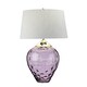 image 3 of Samara Large Table Lamp Plum-tinted Glass
