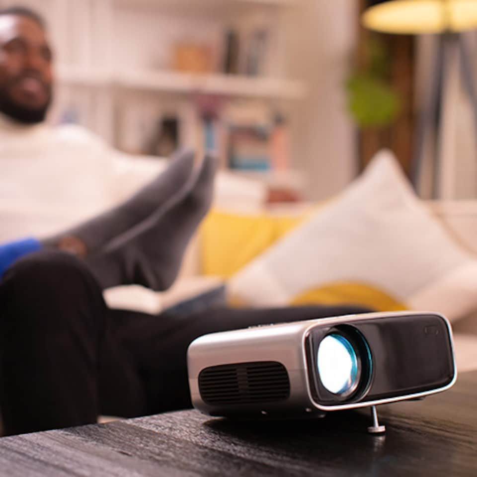 image 1 of Philips NeoPix Prime 2 Projector - 720p, Philips OS, HDMI and USB Ports